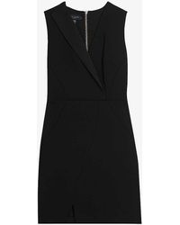 Ted Baker - Tillio Wrap-front Stretch-woven Mini Dress - Lyst