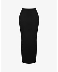 House Of Cb - Hart Twill-Weave Stretch-Cotton Maxi Skirt - Lyst