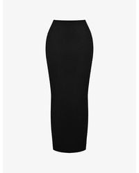 House Of Cb - Hart Twill-Weave Stretch-Cotton Maxi Skirt - Lyst