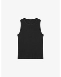 JOSEPH - The Jersey Rib Round-Neck Stretch-Cotton Tank Top - Lyst