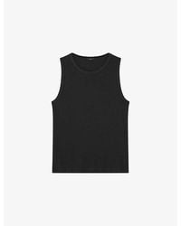 JOSEPH - The Jersey Rib Round-Neck Stretch-Cotton Tank Top - Lyst