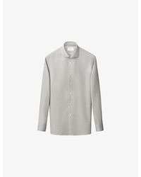 Eton - Contemporary-Fit Long-Sleeved Cotton-Twill Shirt - Lyst