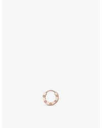 Cartier - Love 18ct Rose-gold Single Hoop Earring - Lyst