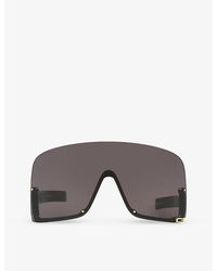 Gucci - Gc002161 gg1631s Irregular-frame Injected Sunglasses - Lyst