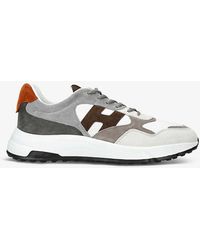 Hogan - Hyperlight Branded Leather Low-top Trainers - Lyst