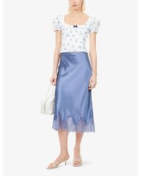 chinese dress ladies Miss Circle Women Idra Lace Trim Sleeveless Crochet Midi Trailing Dress
