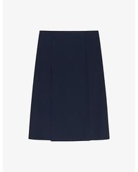 Marni - Techno Wool-Blend Midi Skirt - Lyst