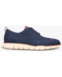 Cole Haan - Vy Zerøgrand Wingtip Stitchlite Knitted Oxford Shoes - Lyst