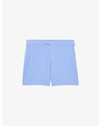 Reiss - Sun Side-Adjuster Swim Shorts - Lyst
