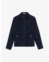 Ted Baker - Vy Amped Patch-pocket Suede Jacket - Lyst