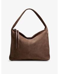 The White Company - Slouchy Suede Shoulder Bag - Lyst