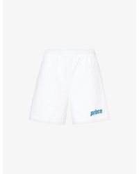 Sporty & Rich - X Prince Branded-print Cotton-jersey Shorts - Lyst