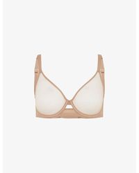 Agent Provocateur - Lucky Panelled Stretch-tulle Underwired Bra - Lyst