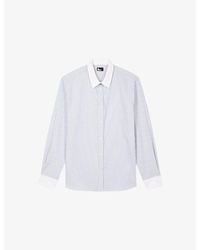 The Kooples - Striped Slim-Fit Cotton Shirt - Lyst