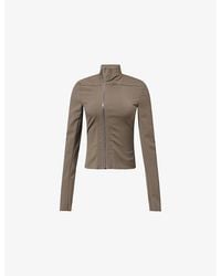 Rick Owens - Gary Asymmetrical-Zip Wool-Blend Jacket - Lyst
