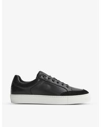 Reiss - Ashley Low-top Leather Trainers - Lyst