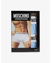 Moschino - Underbear Pack-Of-Two Stretch-Cotton Trunks - Lyst