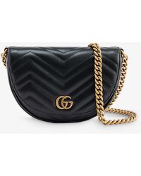 Gucci - gg Marmont Brand-plaque Leather Cross-body Bag - Lyst