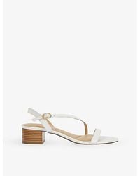 Dune - Jolene Leather Heeled Sandals - Lyst