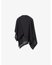 Issey Miyake - All Squares Draped Woven Shirt - Lyst