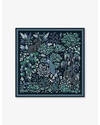 Cartier - Blooming Panthère 90 Silk-Twill Scarf - Lyst
