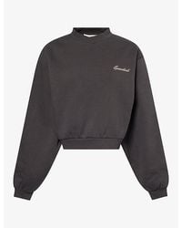 Fear Of God - Modern Cropped Cotton-Jersey Sweatshirt - Lyst