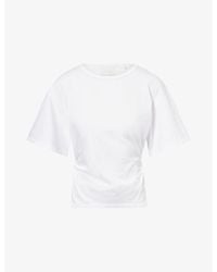 Citizens of Humanity - Fabien Cinched-Waist Cotton T-Shirt - Lyst