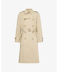 Polo Ralph Lauren - Double-Breasted Cotton Trench Coat - Lyst