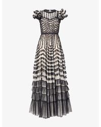 Needle & Thread - La Vie En Rose Woven Maxi Dress - Lyst