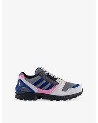 adidas - Zx 8000 Mesh And Suede Trainers - Lyst