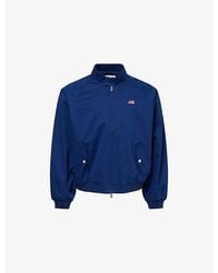 Cole Buxton - Rodeo Embroidered-Logo Cotton Bomber Jacket - Lyst