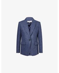 Veronica Beard - Vega Notched-Lapel Wool Jacket - Lyst