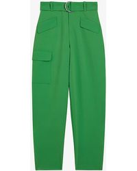 Ted Baker - Gracieh High-rise Stretch-woven Trousers - Lyst