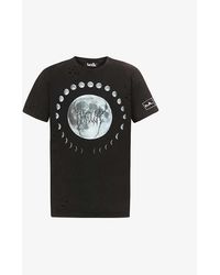 Haculla Dark Phases Cotton T-shirt - Black