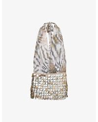Jaded London - Draped Shell Woven Mini Dress - Lyst