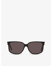 Saint Laurent - Sl599 Square-frame Acetate Sunglasses - Lyst