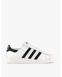 adidas - Superstar 82 Leather Low-Top Trainers - Lyst
