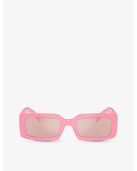 Dolce & Gabbana - Dg6187 Rectangle-frame Injected Sunglasses - Lyst