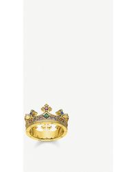 Thomas Sabo Crown 18ct Yellow Gold-plated Sterling-silver Ring