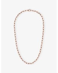 Cartier - Santos De Medium 18Ct Rose- Chain Necklace - Lyst