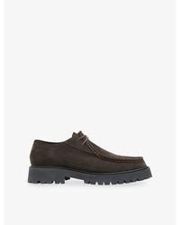 Whistles - Chunky-Sole Suede Shoes - Lyst