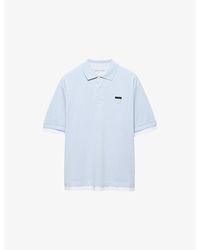 Prada - Layered-Effect Boxy-Fit Cotton Polo Shirt Xxxl - Lyst