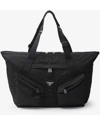Prada - Re-nylon Recycled-nylon And Leather Tote Bag - Lyst