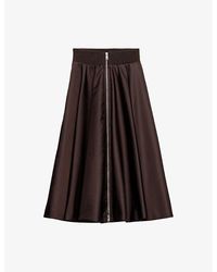 Prada - Re-Nylon Circle Woven Midi Skirt - Lyst