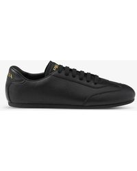 Prada - Brand-plaque Panelled Leather Low-top Trainers - Lyst