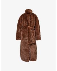 Frankie Shop - Ravello Faux Fur Robe Coat - Lyst