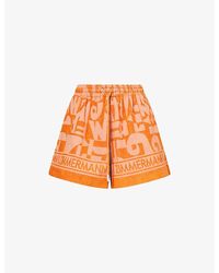 Zimmermann - Solstice Towelling Cotton-Towelling Shorts - Lyst