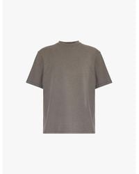 Agolde - Asha Crewneck Cotton-Jersey T-Shirt - Lyst