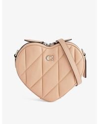 COACH - Heart-shaped Quilted Leather Cross-body Bag - Lyst