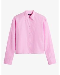 Soeur - Jeanne Cropped Long-Sleeve Shirt - Lyst